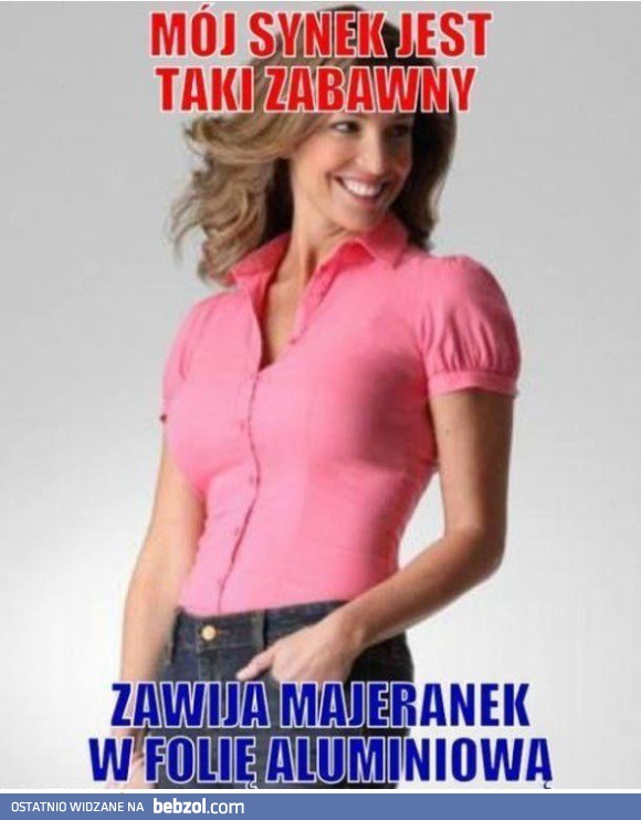 Zabawny synek