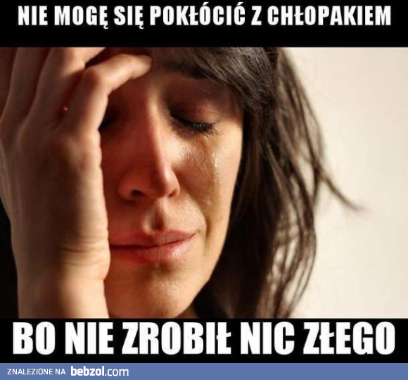 Kłótnia z chłopakiem