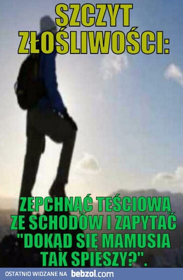 Szczyt złośliwości