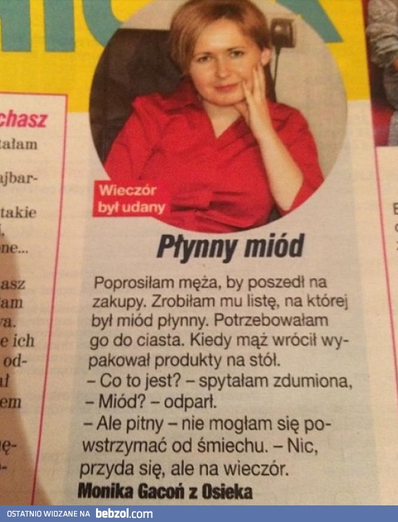 Płynny miód