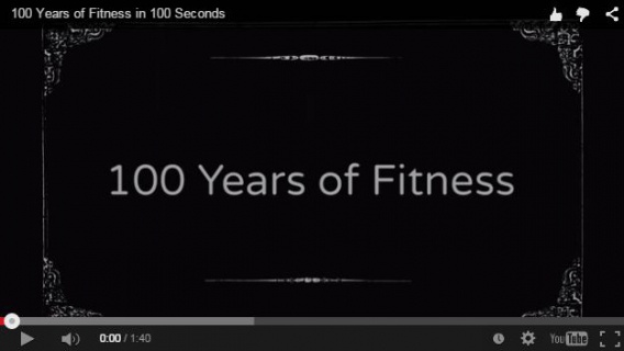 Tak zmieniał się fitness... 100 lat w 100 sekund!