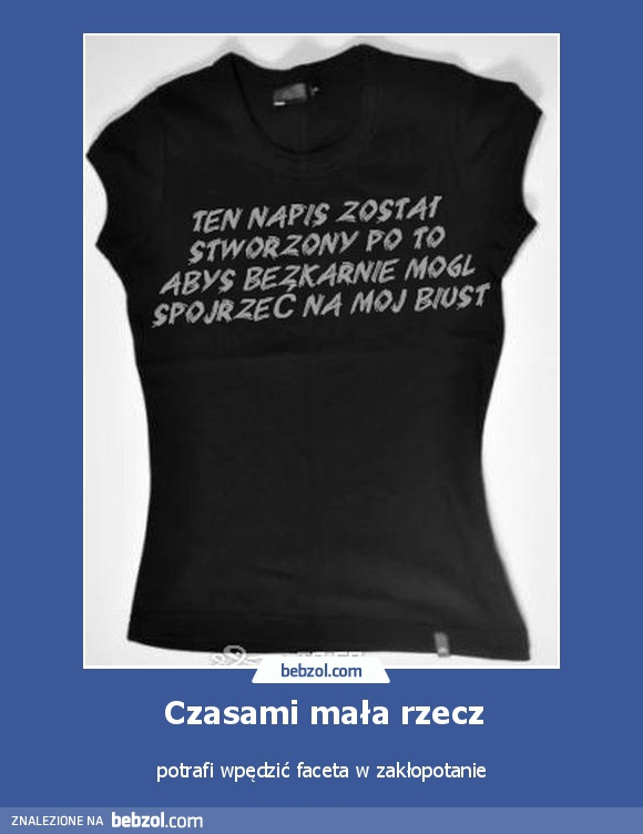 Czasami mała rzecz