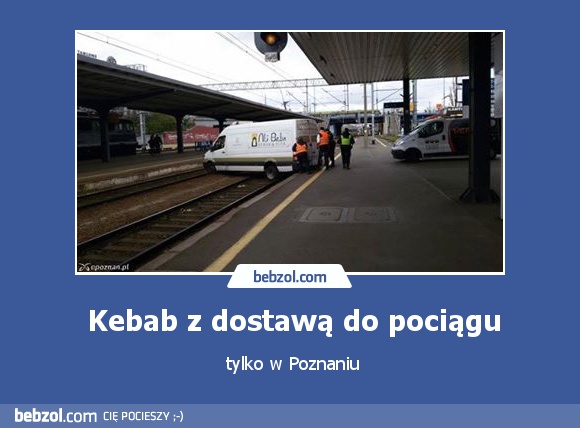 Kebab z dostawą do pociągu