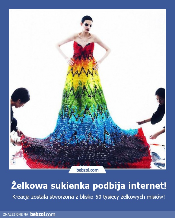 Żelkowa sukienka podbija internet!
