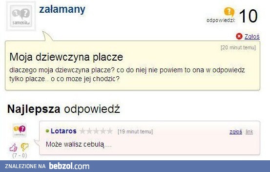 Moja dziewczyna płacze