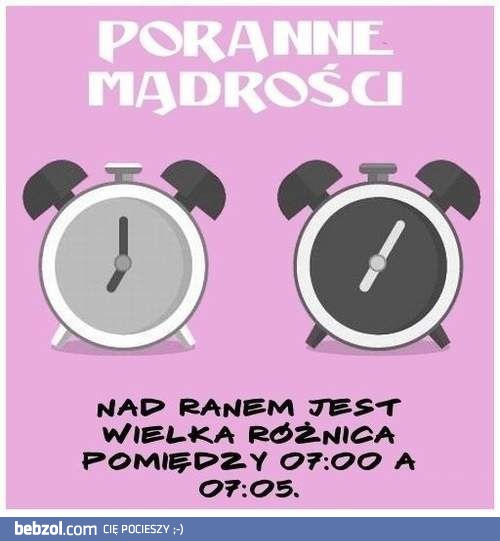 Poranne mądrości