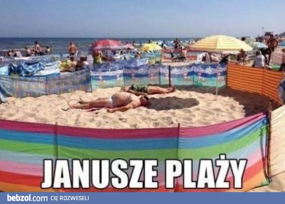 Tymczasem na polskich plażach