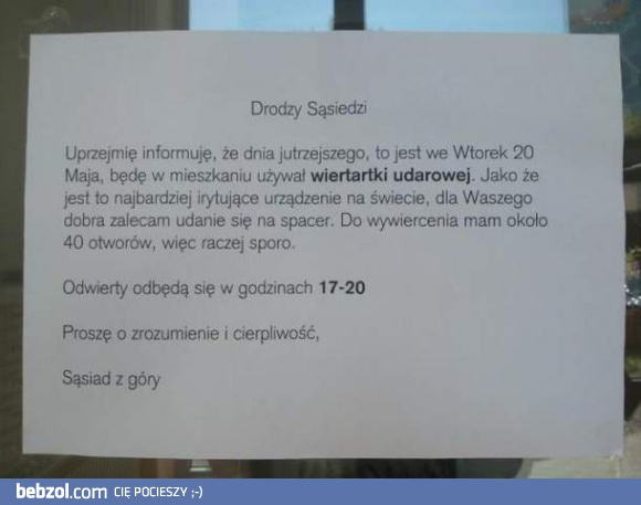 Bardzo dobry sąsiad