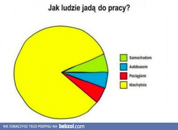 Jak ludzie jadą do pracy