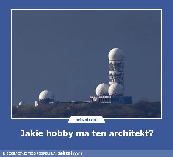 Jakie hobby ma ten architekt?