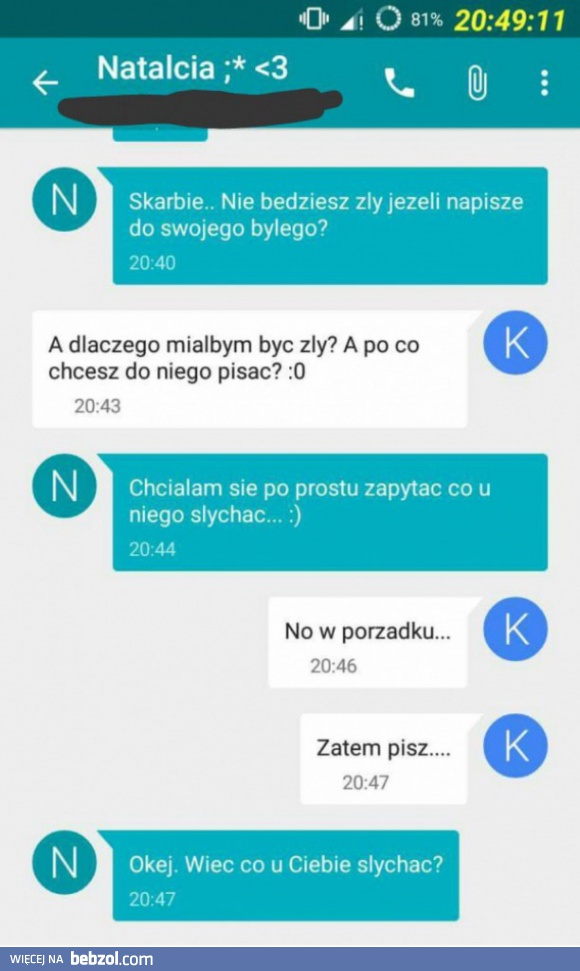 Sms do byłego