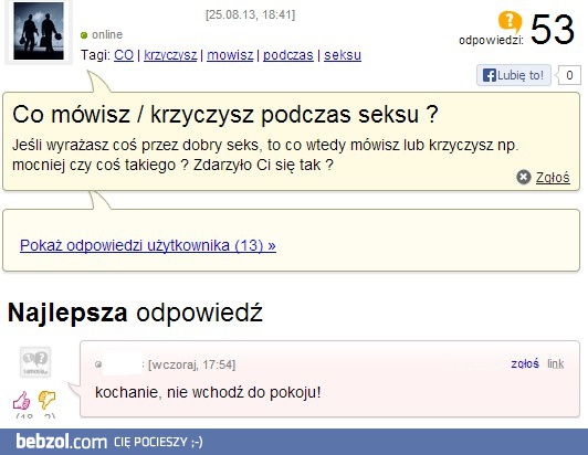 Co mówisz?