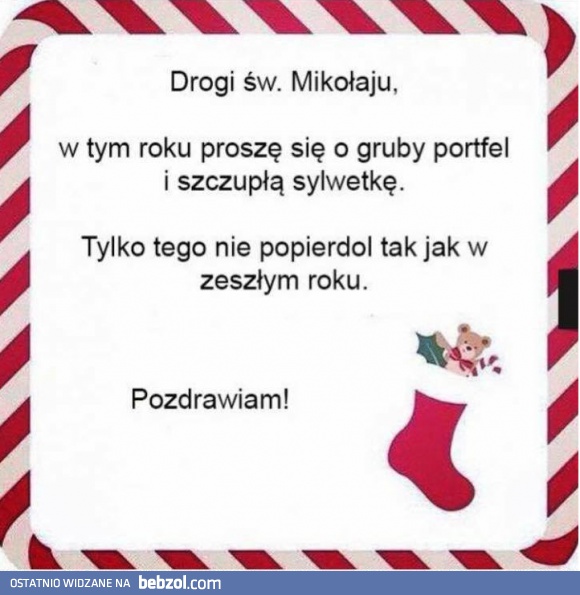 List do św. Mikołaja