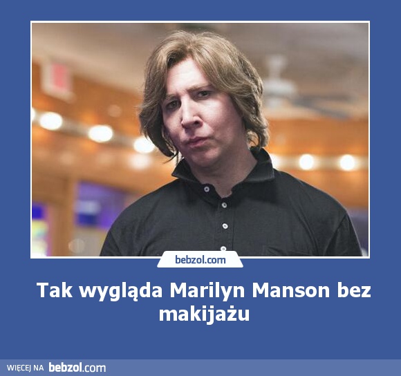Tak wygląda Marilyn Manson bez makijażu