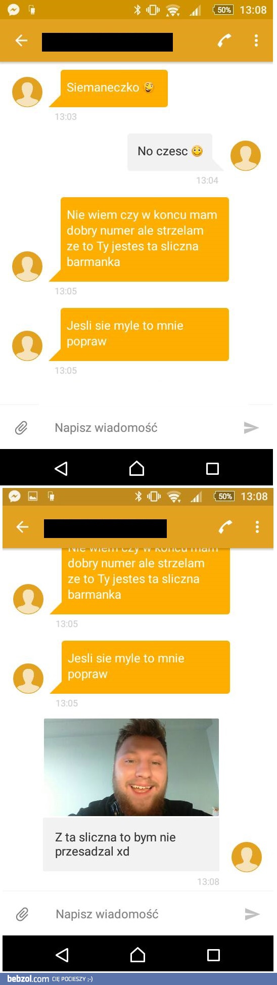 nieudany podryw