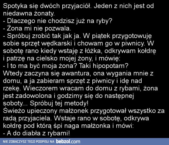 Spotyka się dwóch przyjaciół