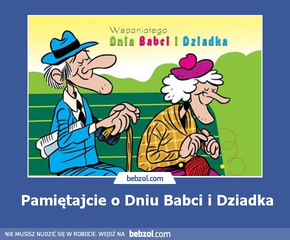 Pamiętajcie o Dniu Babci i Dziadka
