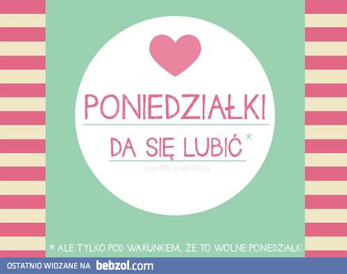 Poniedziałki