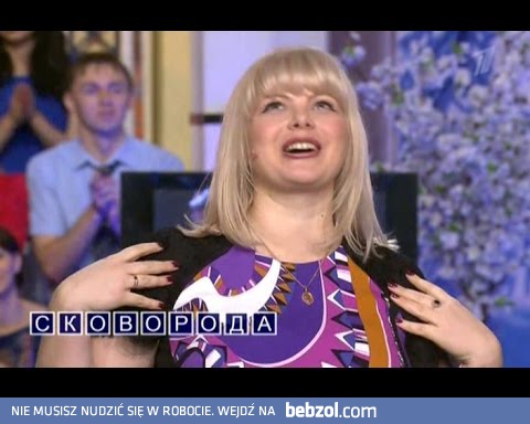 Głupia blondynka na programie telewizyjnym