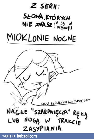 Mioklonie nocne