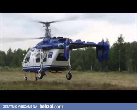 Rosyjscy policjanci bawią helikopterem