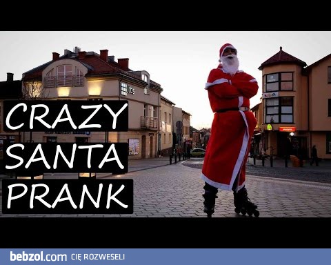 Mikołajkowy PRANK. Zamiast sań - rolki. Można? Można! :)