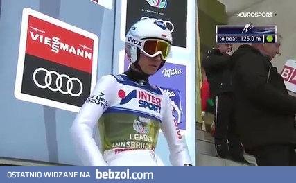 Kamil Stoch upadł podczas treningu na skoczni w Innsbrucku