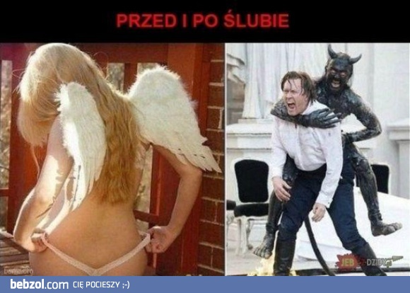 Przed i po ślubie