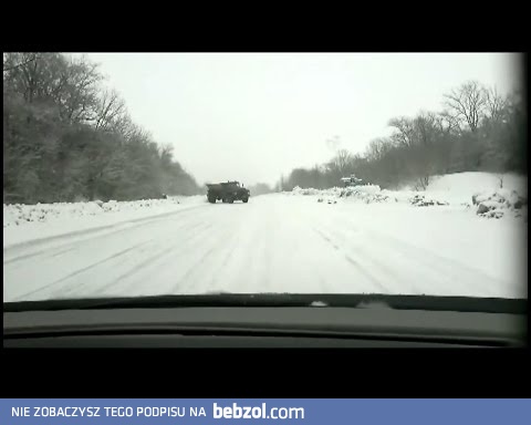 Kilka centymetrów od zderzenia