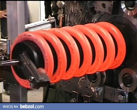 Produkcja dużych sprężyn