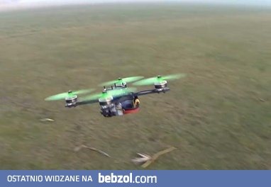 Niesamowity dzwięk drona z rezonującymi łopatkami