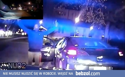 spałowany i aresztowany za kradzież własnego samochodu