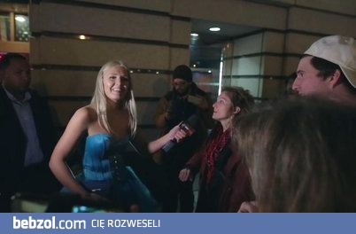 Blondynka do protestujących: jestem mężczyzną