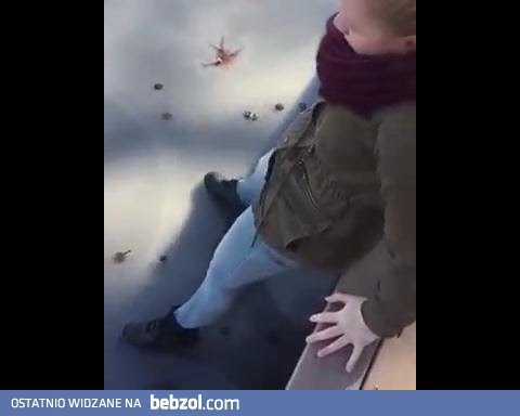 Właź na lód...