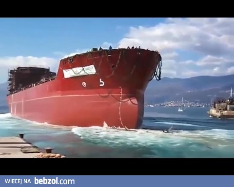 Wodowanie największych statków 