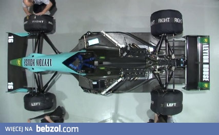 Procedura rozruchu silnika F1 z lat 90