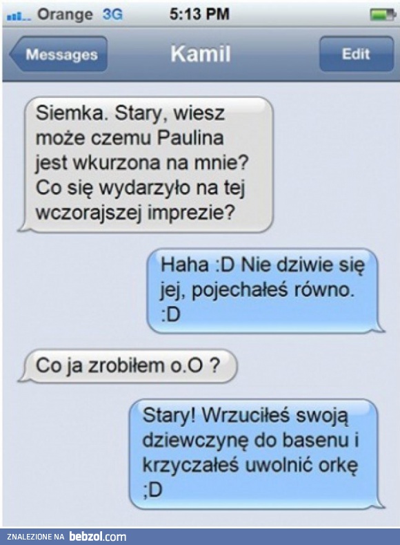 Przesadził