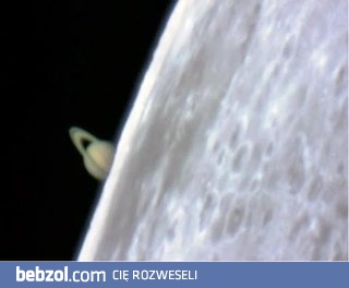 Pojawienie się Saturna zza Księżyca
