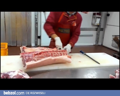 Specjalista w krojeniu mięsa