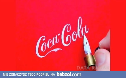 Słynne logotypy rysowane ręką - piękno kaligrafii