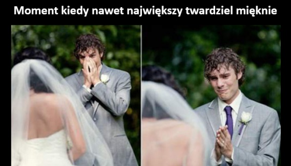 Kiedy mężczyzna po raz pierwszy widzi swoją żonę w sukni ślubnej