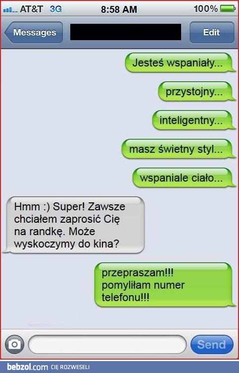Zły numer