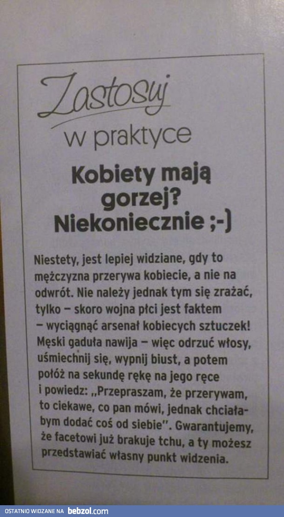 Kobiecy punkt widzenia