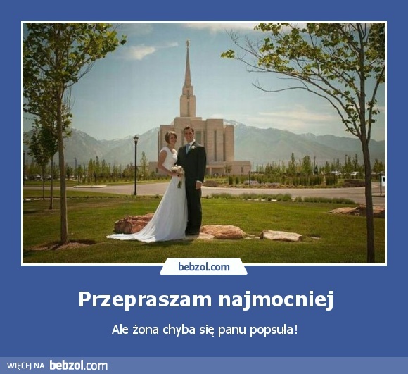 Przepraszam najmocniej