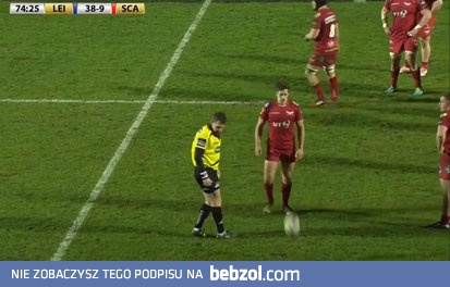 Żółta kartka za nieprzepisowe zagranie...