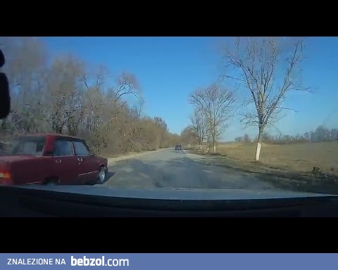 Brawurowe wyprzedzanie kierowcy Lady