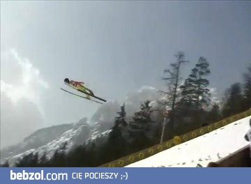 Skoki narciarskie w Planicy-widok z trybun