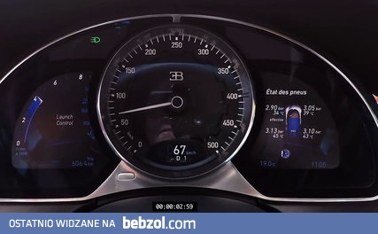 Bugatti Chiron 0-351km/h 