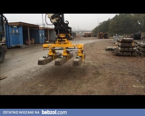 Układanie i załadunek betonowych podkładów