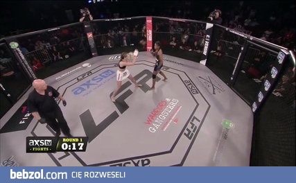 Nokaut w wykonaniu laski